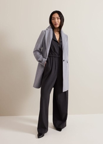 Phase Eight Lydia Wool Coats Grey Australia | XY7264310